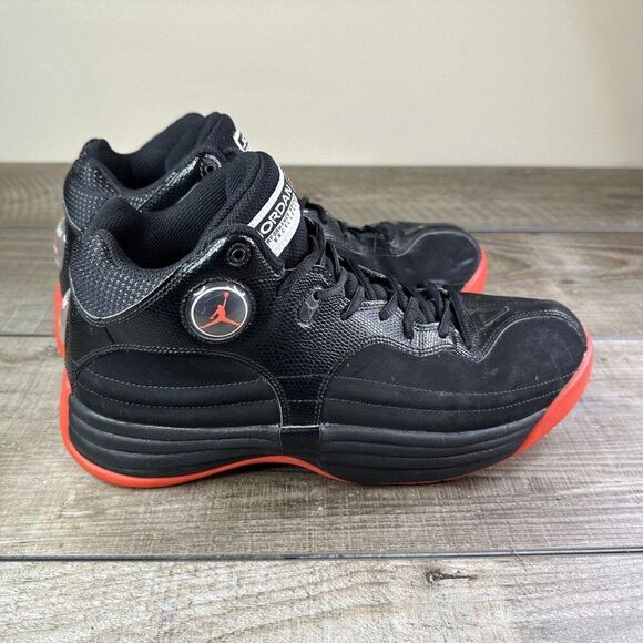 Jordan Jumpman Team #1 Bred Mens Size 10 Mid Shoes Sneakers Infared  644938-023